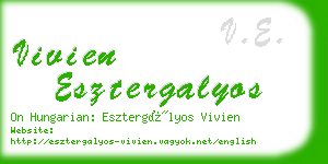 vivien esztergalyos business card